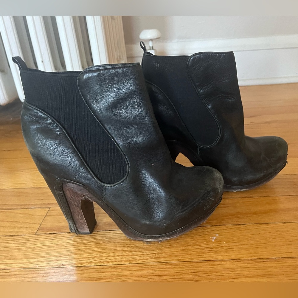 Black All Saints size 9 ankle boots